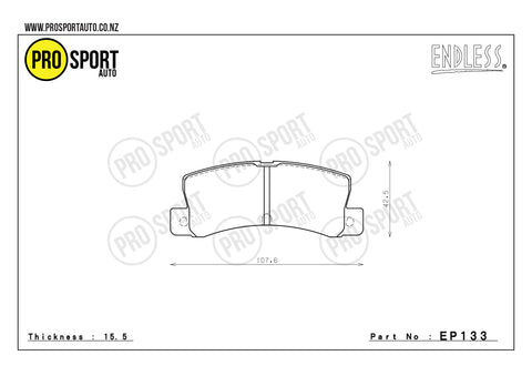 ENDLESS EP133 Brake Pads