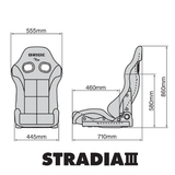 BRIDE Stradia III - Reclining Bucket Seat