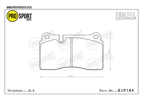 ENDLESS EIP184 Brake Pads